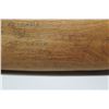 Image 8 : Polynesian Slit Log Wood Drum w/ 2 Sticks, Cook Islands, Inscription on Back