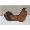 Image 10 : Carved Wooden Saddle, Approx. 21" L