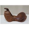 Image 8 : Carved Wooden Saddle, Approx. 21" L