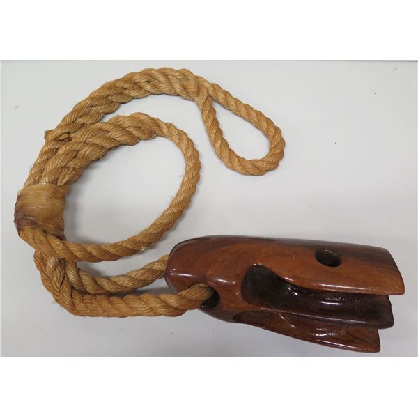 Wooden Block and Tackle