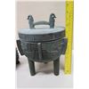 Image 16 : Mid-Century Mayan Ice Bucket & Asian Verdigris Design Pitcher