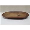 Image 8 : Large Oval Wooden Tray, 26"Long