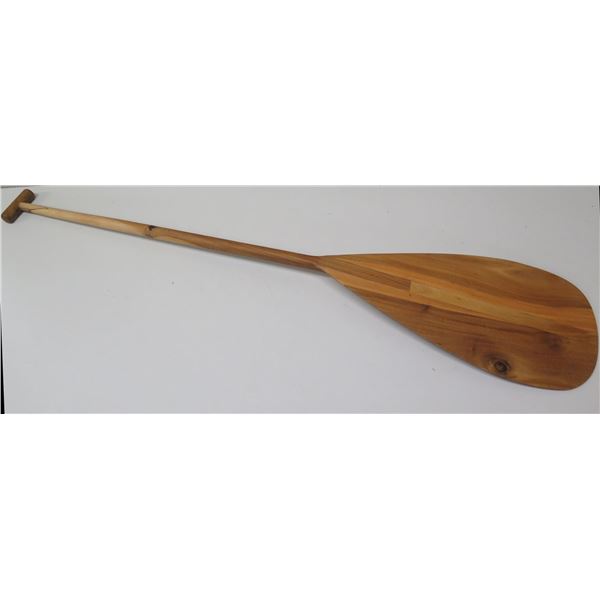 Wooden Canoe Paddle, Approx. 56" Long