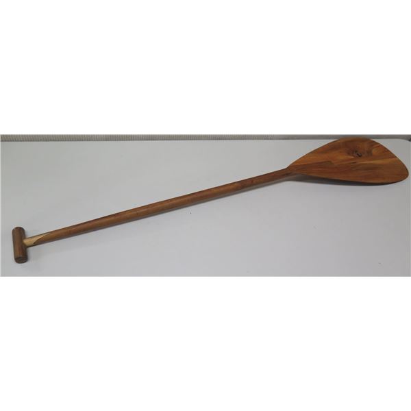 Wooden Canoe Paddle, Approx. 54.5" Long