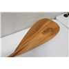 Image 8 : Wooden Canoe Paddle, Approx. 54.5" Long