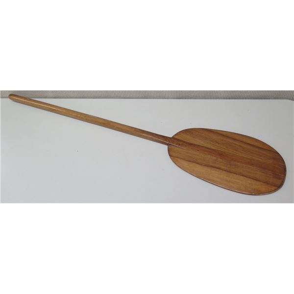 Wooden Canoe Paddle, Approx. 55" Long