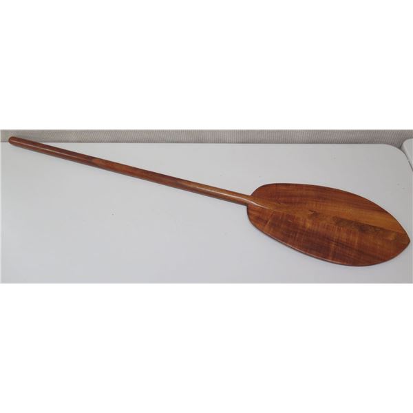 Wooden Canoe Paddle, Approx. 60" Long