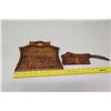 Image 2 : Decorative Koa Wood Crumber (Table Scraper) and Pan