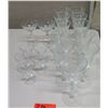 Image 1 : Approx. Qty 18 Glass Stemware, Various Sizes