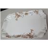 Image 1 : Limoges 'For Hawaiian Hardware Co., Honolulu' Floral Porcelain Serving Platter, Approx. 16.5"x 10.5"