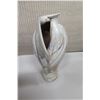Image 2 : Glazed Art Deco Ceramic Shell Vase, Signed Dudley