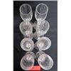 Image 2 : Qty 8 Glass Stemmed Champagne Glasses