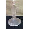 Image 2 : Qty 2 Stemmed Glasses w/ Frosted Stem