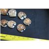 Image 8 : Qty 15 Cowrie Shell Napkin Rings & 2 Cowrie Shells