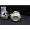 Image 8 : Qty 2 Creamers / Pitchers - Floral & "Trinkt Wie Eure Vater Aus Stein Den Wein"