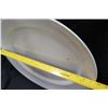 Image 3 : Large Vintage Oval White 'Royal Ironstone England' Serving Platter 22" x 17.5" (shows wear, discolor