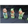 Image 2 : Qty 6 Ceramic Irish Elf Figurines