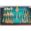 Image 1 : Misc. Gold Tone Flatware and Serving Utensils (Italy)