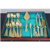 Image 2 : Misc. Gold Tone Flatware and Serving Utensils (Italy)