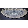 Image 2 : Cut Glass Bowl w/ Scalloped Edges 12" Dia, 4" H