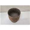 Image 2 : Footed Wooden Vessel, Approx. 7" Dia, 8.5" Tall