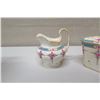 Image 2 : Sugar Bowl w/ Lid & Matching Pitcher - Minton House England, Numbered (shows signs of wear)