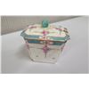Image 8 : Sugar Bowl w/ Lid & Matching Pitcher - Minton House England, Numbered (shows signs of wear)