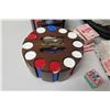 Image 2 : Game Lot - Trivia Aloha, Poker Chips, Roulette Wheel, Playing Cards, etc