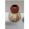 Image 2 : Brown Ipu w/ Grass Skirt (Signed) & Coconut Bowl