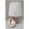 Image 1 : Lamp with Conch Shell Base, Approx. 26" Tall