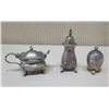 Image 1 : Salt & Pepper Shakers & Sugar Bowl w/ Spoon