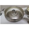 Image 8 : Metal Bowls, Gravy Boats, Butter Dish, Sugar Bowl, etc