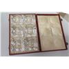 Image 2 : Wooden Box w/ 6 Mini Glass Trays, Porcelain Napkin Rings, Stemmed Metal Vessel, etc