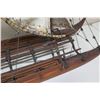 Image 24 : Double Hull, Wa’a Kaulua, Voyaging Canoe with 2 Sails, 50" Long, Built/Designed by James Kimo Hugho