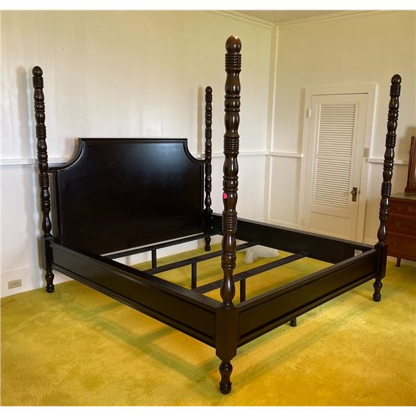 Drexel Heritage Wooden 4-Poster Bed w/ Side Rails (Mattress Not Included) 236-330SR