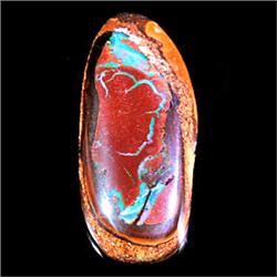 15.52ct RARE Amazing Multi-color 2 Sided Genuine Boulder Opal (GEM-8887)
