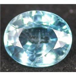 .9ct RARE Quality Sea Foam Blue Zircon Cambodia VS RETAIL $1300 (GEM-7087B)