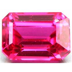 10.13ct Stunning Emerald Cut Rich Pink Topaz  (GEM-4778)