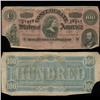 Image 1 : 1864 Rare $100 Confederate Note Circulated (COI-4121)