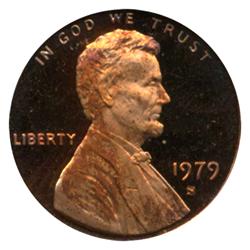 1979S T1 US Lincoln Proof Cent Coin Graded PR70 DCAM Red (COI-4181)