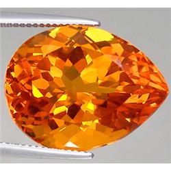 23.50ct RARE  Glorious Pear  Madeira Citrine FLAWLESS (GEM-8991)