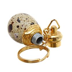 Quail Egg Key Chain with 24k  (CLB-456)