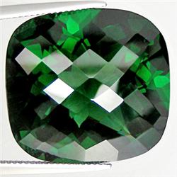 51.45ct RARE  Fine Cushion Checkerboard Green Quartz VVS (GEM-8938)