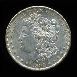 1890S Morgan Dollar Choice+ Uncirculated RARE Variety SCARCE date (COI-4094)