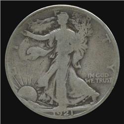 1921S Walking Liberty Half Circulated (COI-4353)