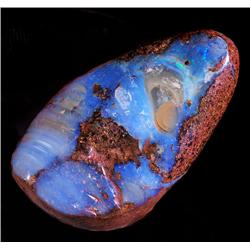 88.68ct Fantastic Violet-Blue Genuine Boulder Opal Wow  (GEM-9183)