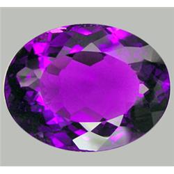 23.30ct  Fabulous Oval Purple Amethyst FLAWLESS (GEM-9252)