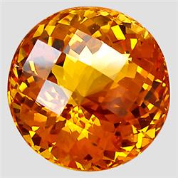 25.15ct Attractive Cushion Checkerboard Madeira Citrine FLAWLESS (GEM-9272)