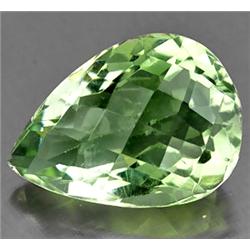 16.25ct Classic  Pear Checkerboard  Green Amethyst  FLAWLESS (GEM-9292)
