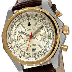New Eberle Mens CHRONO Style Watch Retail $2595 (WAT-100)